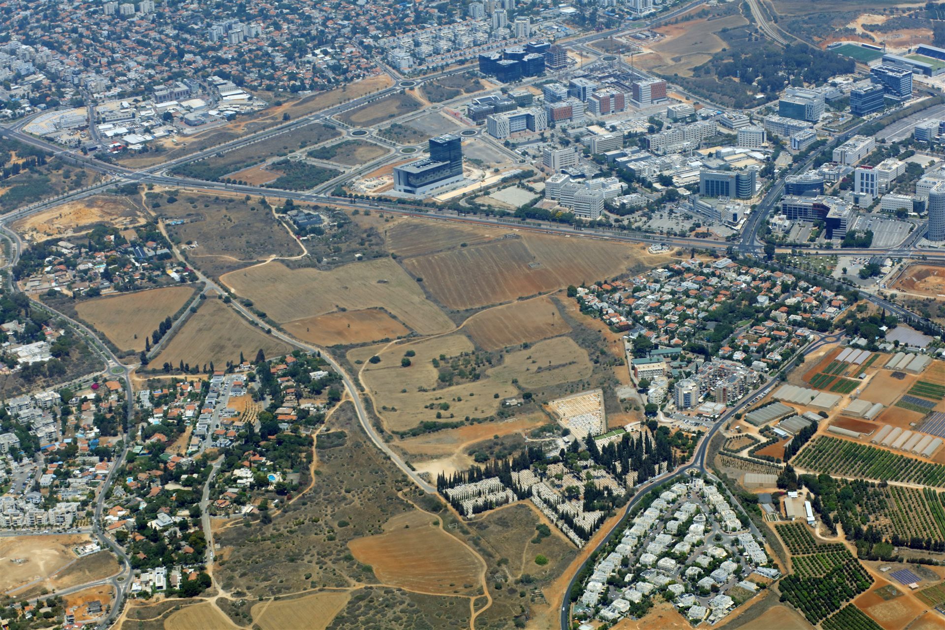 צילום אוויר — מבט מדרום-מערב